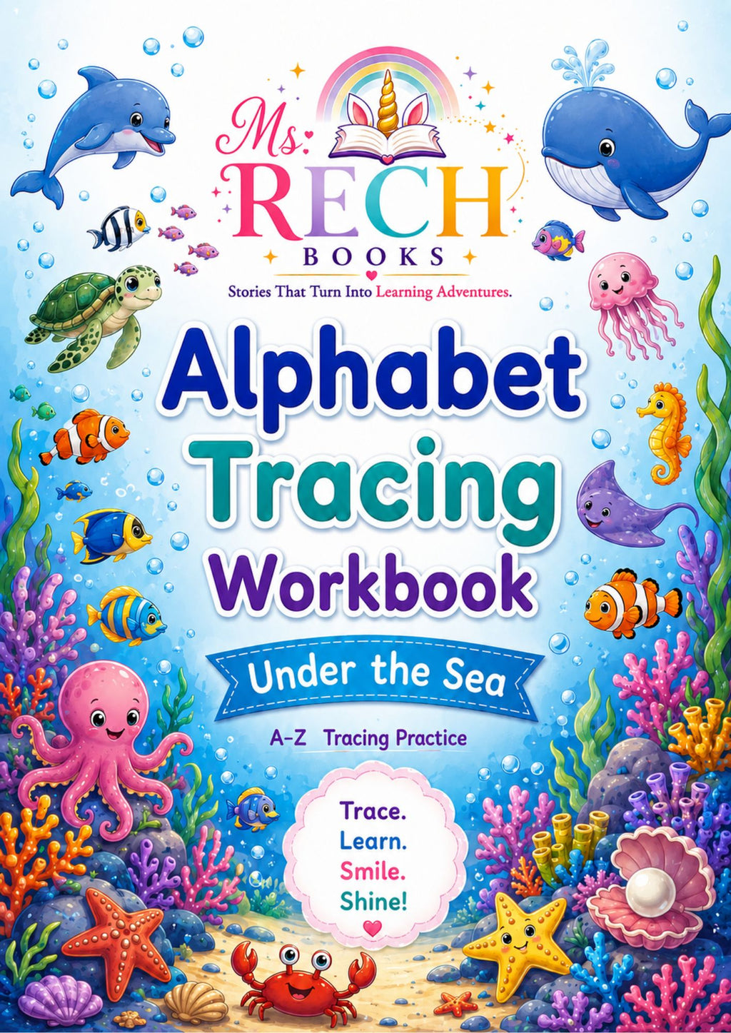 UNDER THE SEA Alphabet Tracing