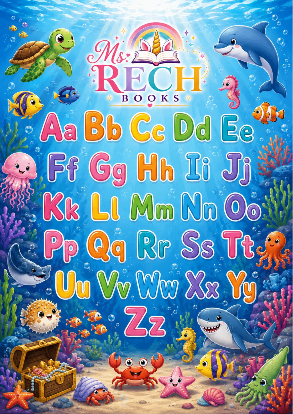 UNDER THE SEA Alphabet Tracing